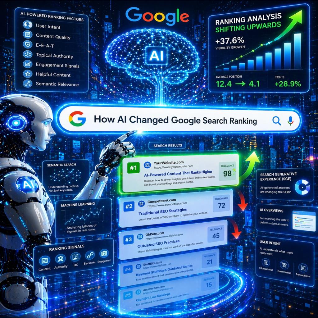 How AI Changed Google Search Ranking