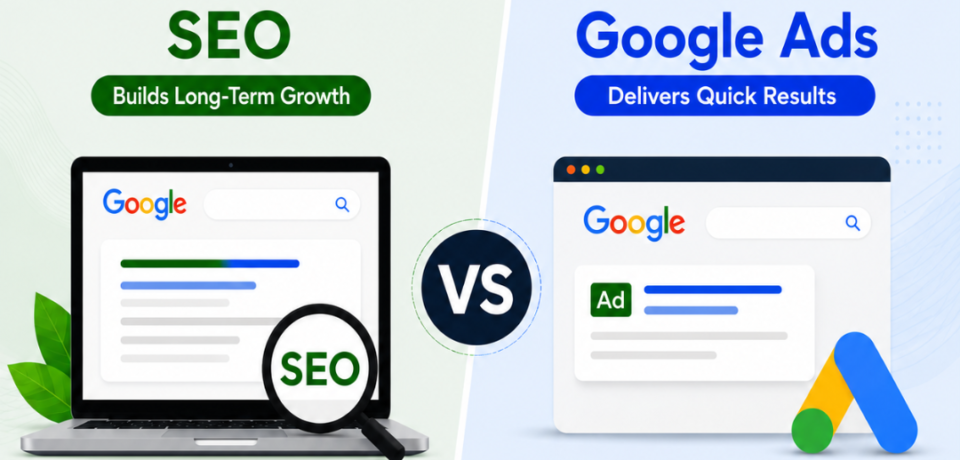 SEO Vs Google Ads Which is best SEO Vs Google Ads