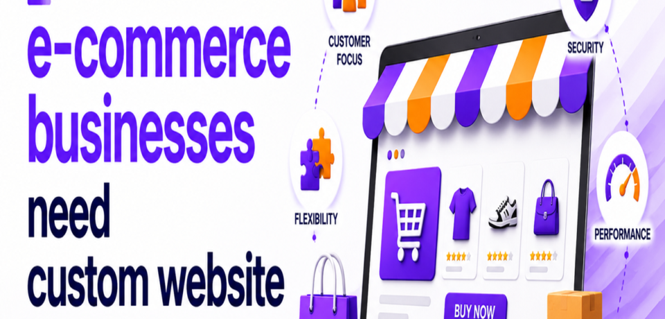 Why do e-commerce businesses need custom website development