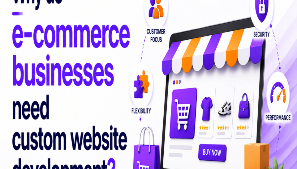 Why do e-commerce businesses need custom website development